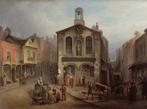 The Old Moot Hall, Leeds, c.1825 by Joseph Rhodes