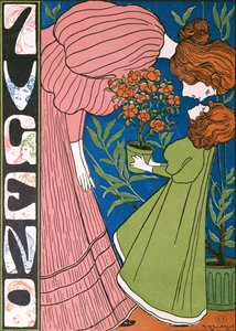 Mother and Child Embracing, from Jugend, 3rd October 1896