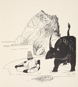 The Parsee Beginning to Eat His Cake on the Uninhabited Island by Joseph Rudyard Kipling