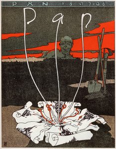 Pan, Magazine in Art Nouveau Style. Poster by Joseph Sattler by Joseph Sattler