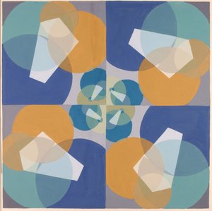 Green Squares (from series, the Mathematical Basis of the Arts) by Joseph Schillinger
