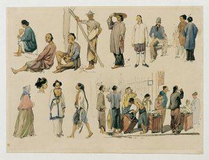 Figure Studies of Chinese People by Joseph Selleny