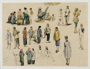 Figure Studies of Chinese People