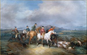 Boar Hunt by Joseph Simon Volmar