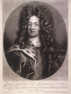 Oval portrait of George I, King of Great Britain, c1700 by Joseph Smith