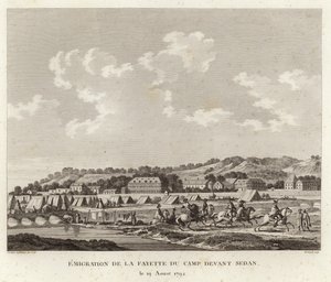 The Marquis de Lafayette Fleeing the Camp at Sedan by Joseph Swebach Desfontaines