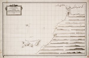 Map of the West Coast of Africa and the Canary Islands