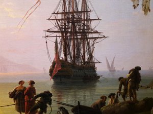View of a Port in the Morning (detail)