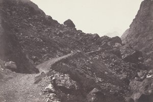 Saint-Sauveur. The Path to Chaos Leading to Gavarnie, 1853 by Joseph Vigier
