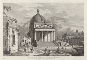 Prospetto della Chiesa di S. Simeone Appostolo by Joseph Wagner
