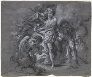The Contest between Apollo and Pan before King Midas by Joseph Werner