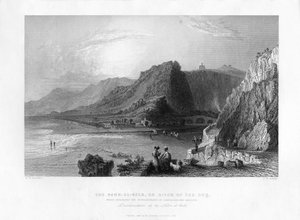 The Nahr-El-Kelb Dog River, Lebanon, 1841 by Joseph Wilson Lowry