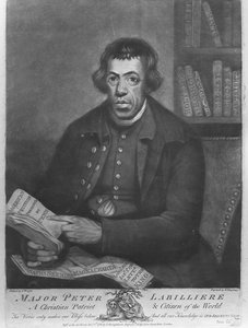 Major Peter Labilliere, etched by Henry Kingsbury, 1780