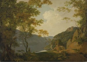 Lake Scene by Joseph Wright of Derby