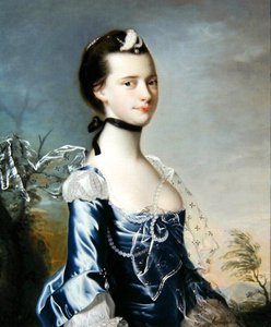 Portrait of Elizabeth Copestake by Joseph Wright of Derby
