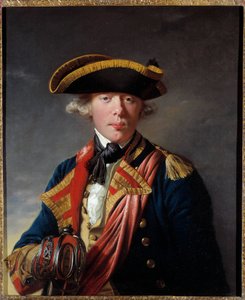Portrait of James Cook (1728 - 1779), British navigator around 1766 - 1768