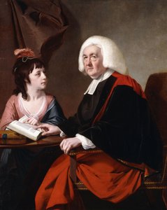 Portrait of the Rev. Thomas Wilson D.D. and His Adopted Daughter, Miss Catherine Macauley