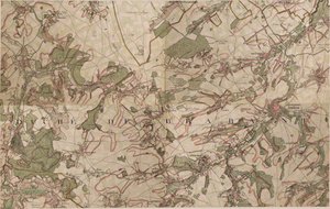Map of Jodoigne by Joseph de Ferraris