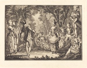 Country Dance by Joseph de Longueil after Charles Eisen
