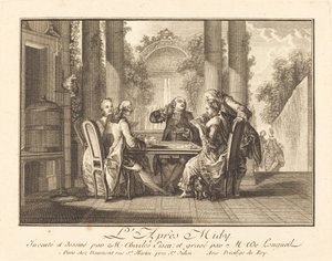 The Afternoon by Joseph de Longueil after Charles Eisen