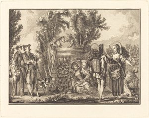 Autumn by Joseph de Longueil after Charles Eisen