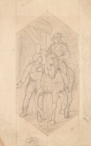 Rider and Man on Foot
