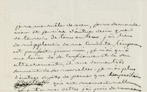Autograph letter to Eugene de Beauharnais, Paris, 2nd January 1809