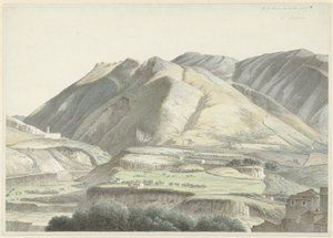 Italian Landscape Near Subiaco