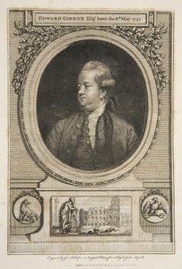 Edward Gibbon, Esq., Pub. 1730 (Engraving) by Joshua (after) Reynolds