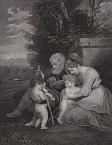 The Holy Family by Joshua (after) Reynolds