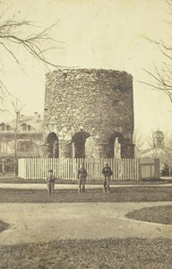 Untitled Stone Turret with Boys