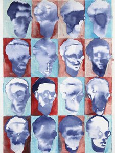 Abstract Faces Grid by Joshua Hoskins