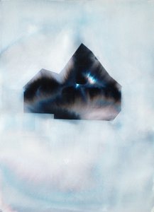 Mysterious Blue Silhouette
