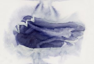 Soft Indigo Abstract