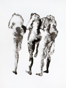 Three Ink Figures