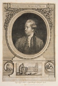 Edward Gibbon, Esq. (engraving) by Joshua Reynolds