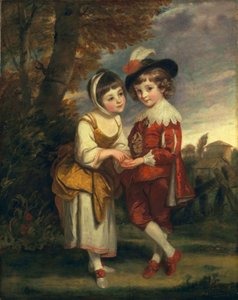 Lord Henry Spencer and Lady Charlotte Spencer, later Charlotte Nares: The Young Fortune Tellers, c.1774-75 by Joshua Reynolds