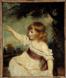 Portrait of Master Hare, Daughter of Francis Hare Naylor by Joshua Reynolds