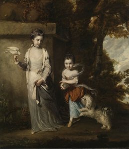 Portrait of the Ladies Amabel and Mary Jemima Yorke by Joshua Reynolds