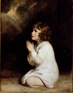 The infant Samuel, in prayer