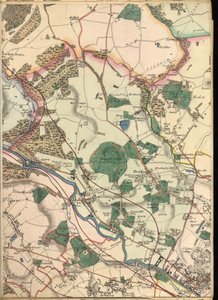 B3, Detail from Map of Ten Miles Around Leeds by Joshua Thorp
