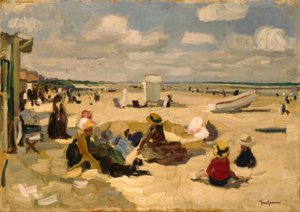 Beach of La Panne by Josse Goossens