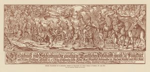 Emissaries of Suleiman the Magnificent Arriving in Frankfurt by Jost (after) Amman