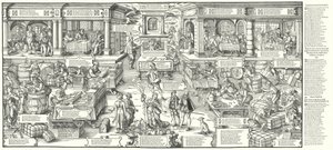 Life of German merchants and tradesmen in the 16th Century