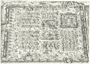 Military encampment in the 16th Century by Jost (after) Amman