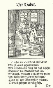 The Bathhouse Proprietor by Jost (after) Amman