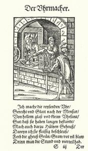 The Clockmaker by Jost (after) Amman