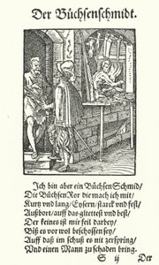 The Gunsmith by Jost (after) Amman