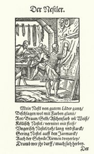 The Leather Strap Maker by Jost (after) Amman