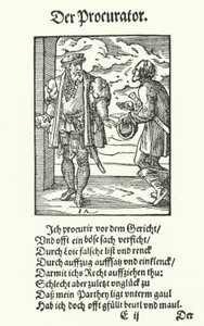 The Procurator by Jost (after) Amman